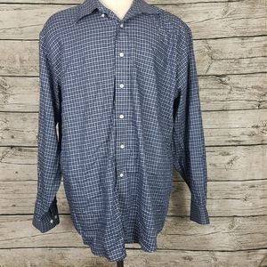 L.L. Bean Wrinkle Resistant Long Sleeve Button Down Shirt Size XL Reg.Pit to p